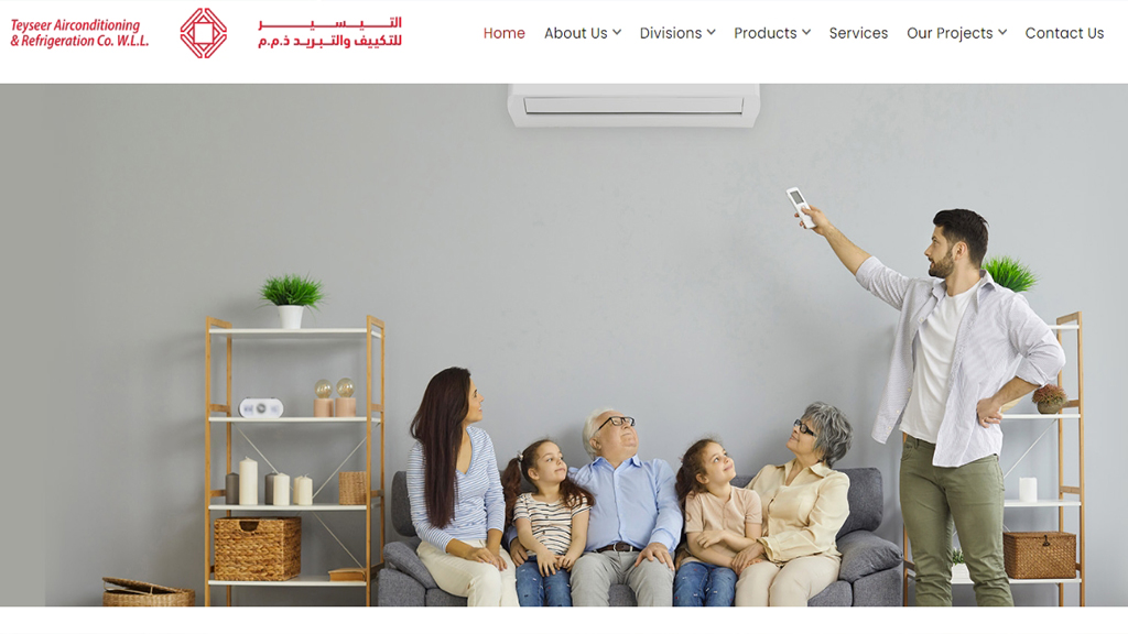 Teyseer Airconditioning & Refrigeration Co. W.L.L. New Website Launched